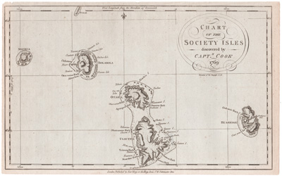 Chart of Cook's Strait in New Zealand